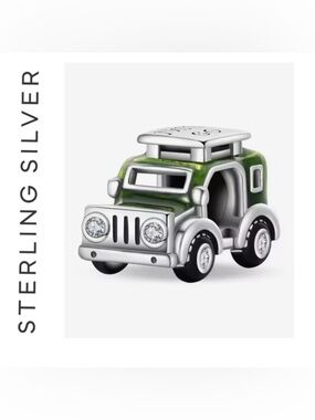 🌟 S925 Sterling Silver Adventure Jeep Charm